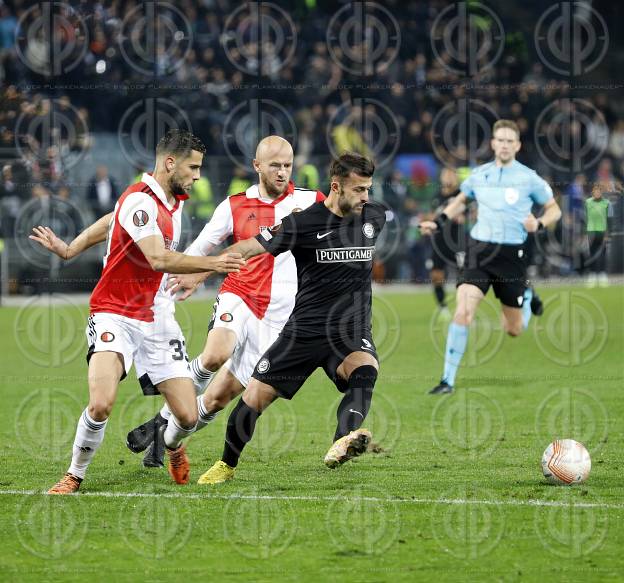 UEL SK Sturm vs. Feyenoord (1:0) am 27.10.2022