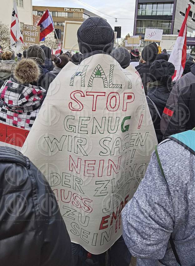 Demo Keine Impfplicht in Graz am 12.12.2021