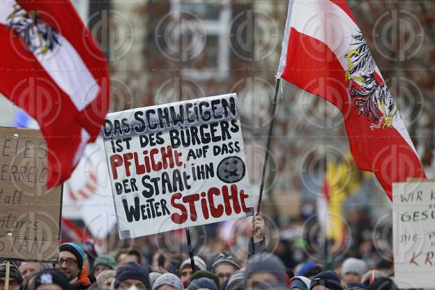 Demo Keine Impfplicht in Graz am 12.12.2021