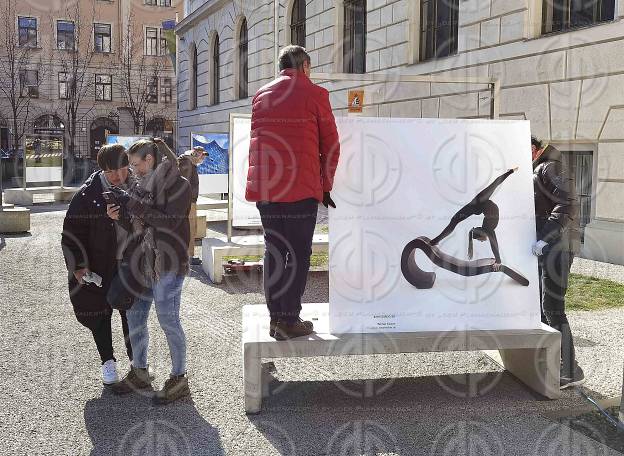 Menschenbilder in Graz, Aufbau am 11.03.2022