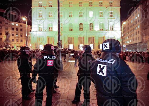 Pegida Demo und Gegendemo