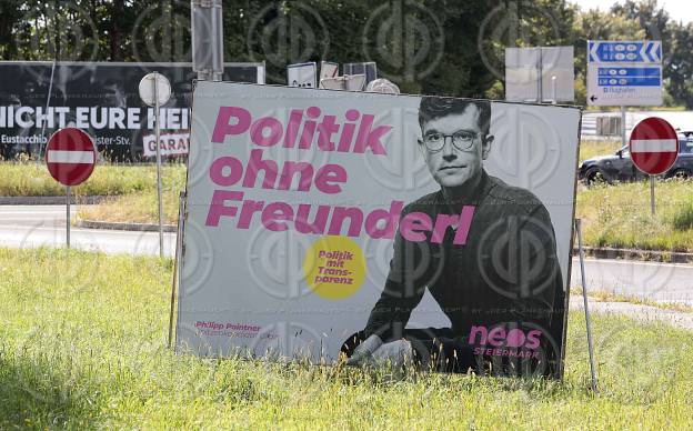 GR-Wahl 2021 Graz - Wahlplakate