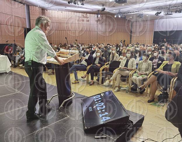 Bundeskongress der Grünen in Villach am 30.04.2022