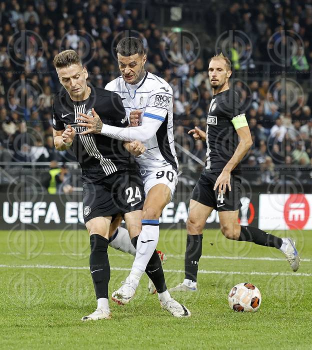 EL SK Sturm vs. Atalanta Bergamo (2:2) am 26.10.2023