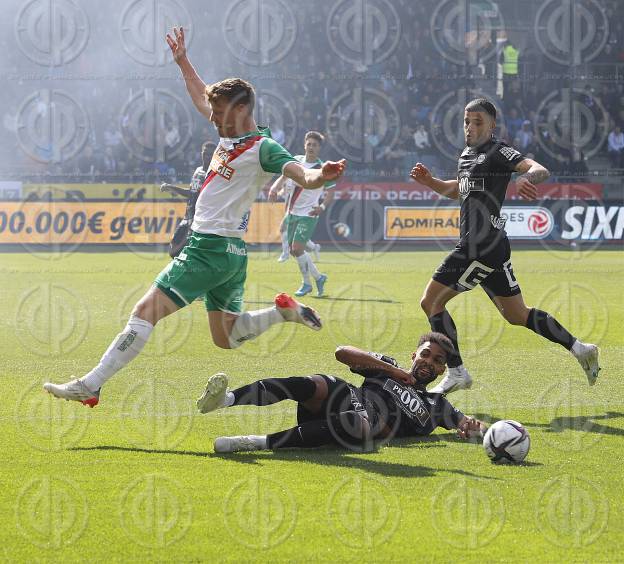 SK Sturm vs. Rapid Wien (2:1) am 17.04.2022