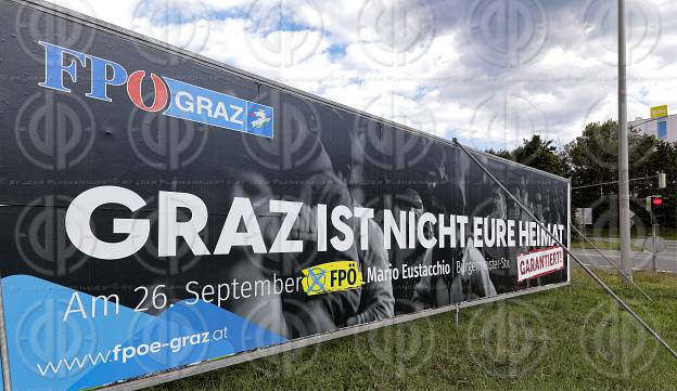 GR-Wahl 2021 Graz - Wahlplakate