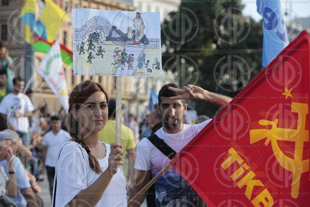 Demo der Kurden in Wien