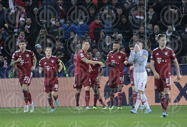 Champions League FC Salzburg vs. Bayern München (1:1) am 16.02.