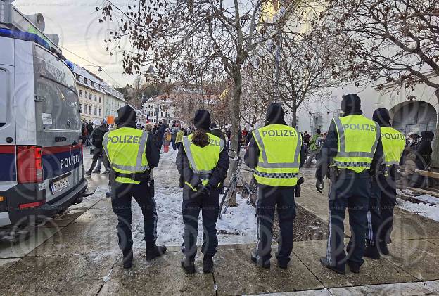 Demo Keine Impfplicht in Graz am 12.12.2021